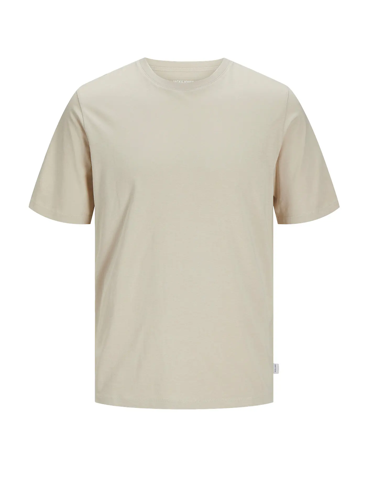 JACK & JONES | T-Shirt Slim Fit JJEORGANIC | creme